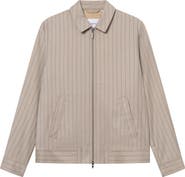 Les Deux Como Pinstripe Coach Jacket