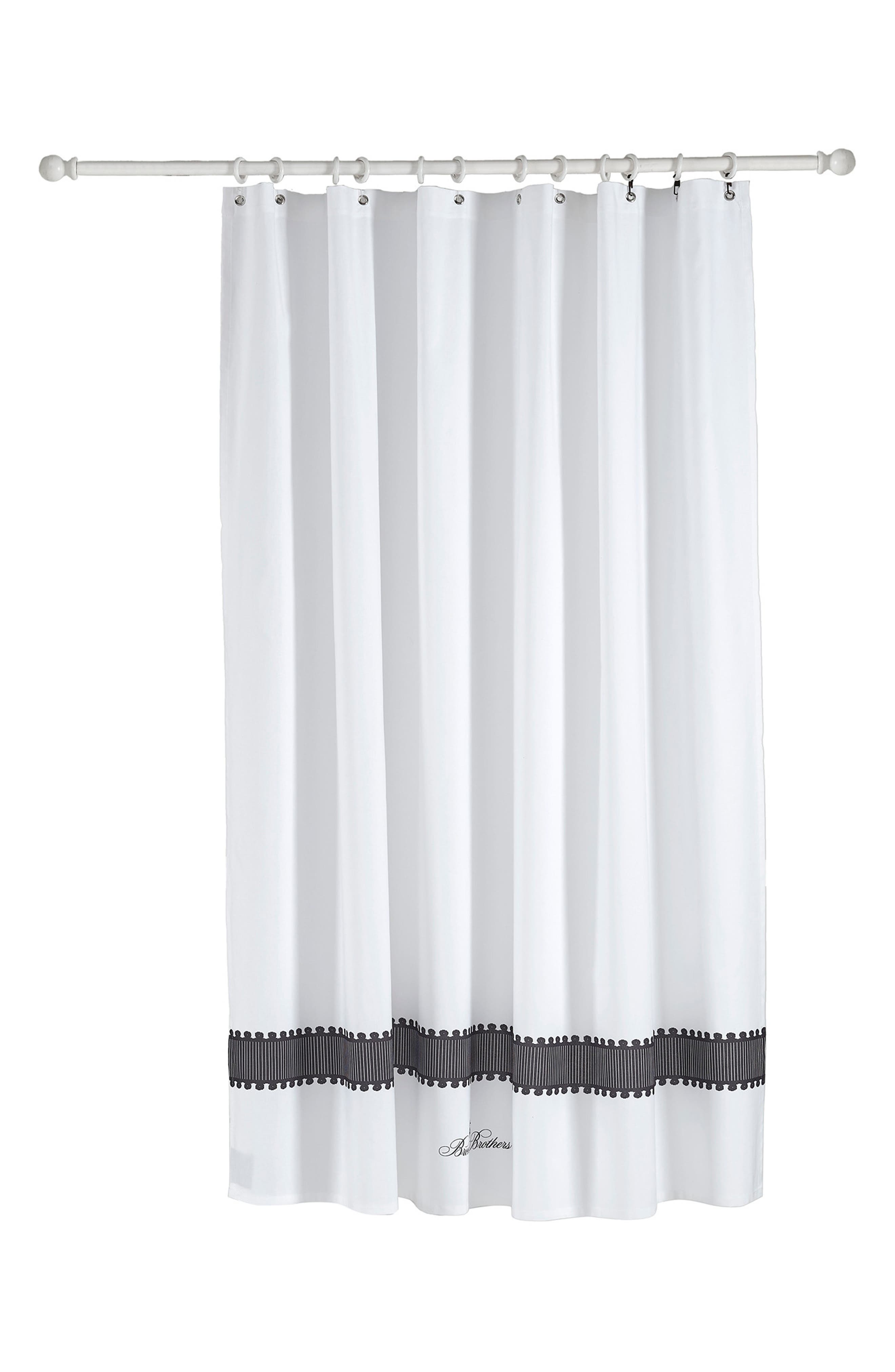 Circle in Square Shower Curtain