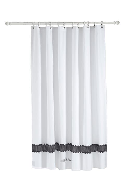 Circle in Square Shower Curtain