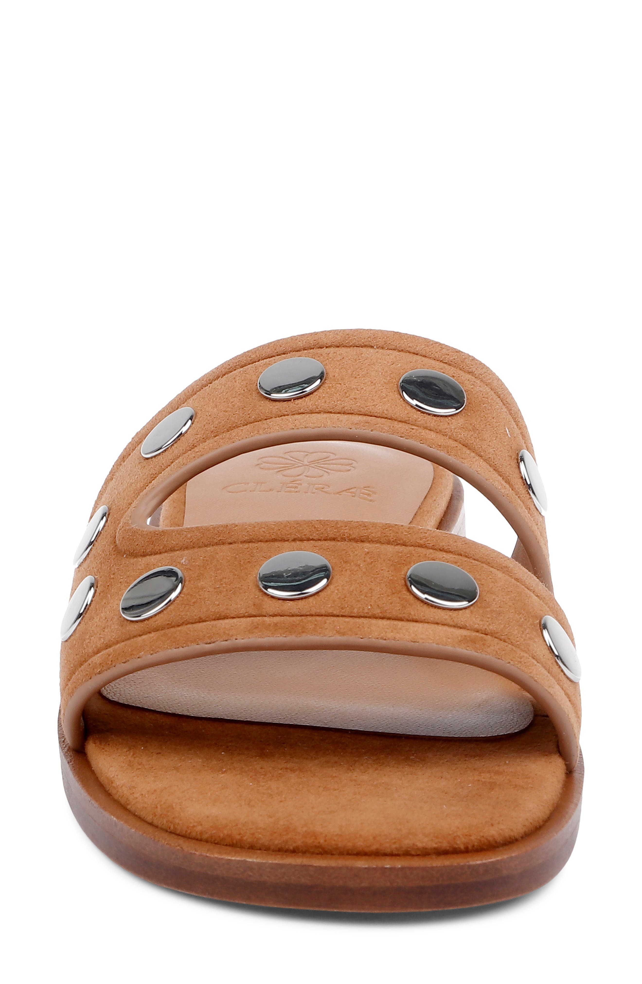 Izel Slide Sandal, Alternate, color, WOOD SDE