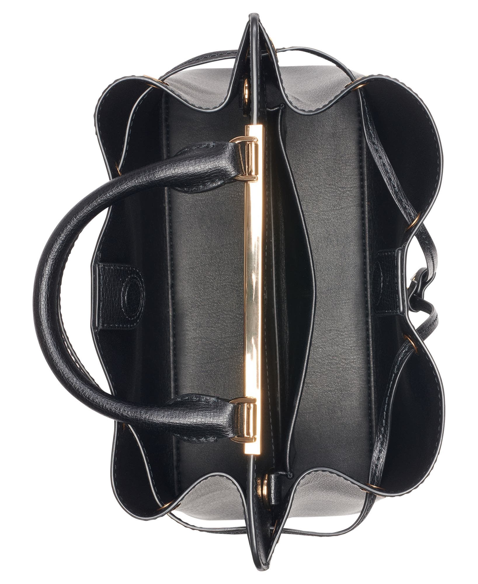 Evelina Bucket Bag, Alternate, color, Black/Gold