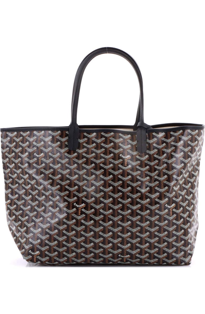 Pre-Owned Goyard Saint Louis Tote Coated Canvas PM, Alternate, color, Black