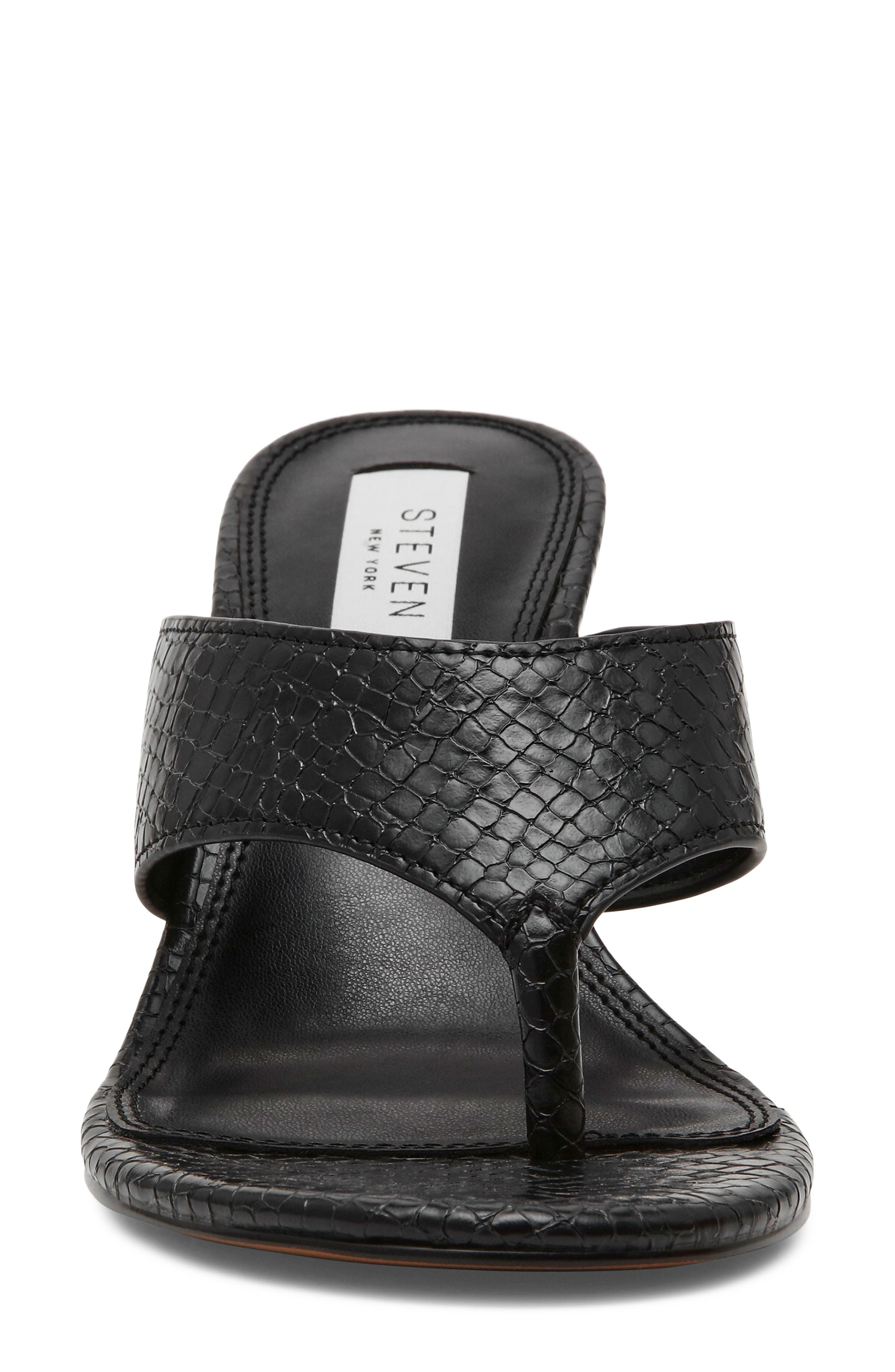 Alden Toe Post Sandal, Alternate, color, BLACK MULTI