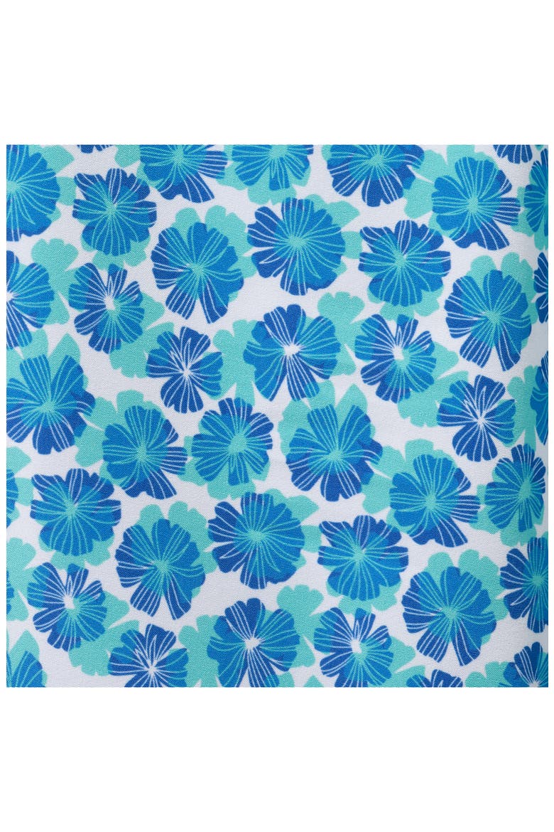 Kids' Floral Print Volley Swim Shorts, Alternate, color, BLUE FLORAL