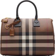 Burberry Medium Check Bowling Bag