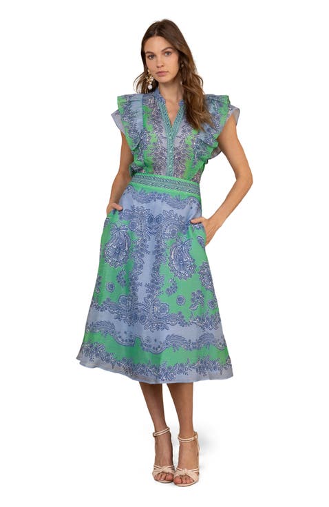 Winslow Linen Organza Skirt
