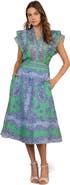 Hale Bob Winslow Linen Organza Skirt