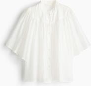 H&M Butterfly-sleeved Blouse