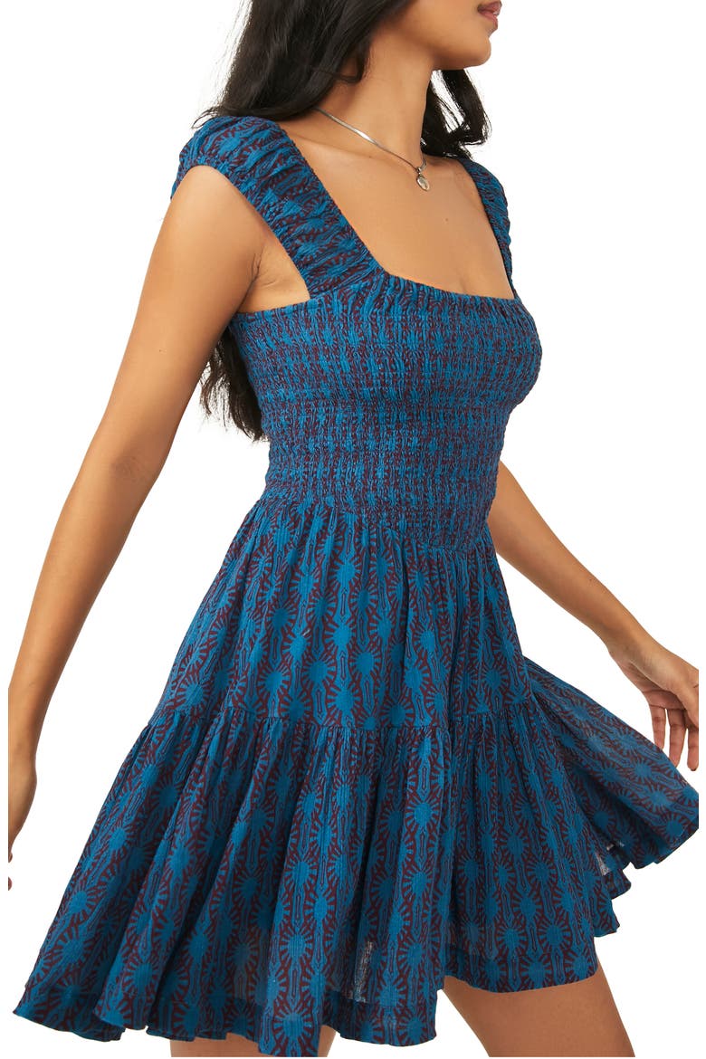 annie mini dress free people Free People | Dresses | Free People Sweet Annie Mini Dress Small Aqua Blue Smocked Fit Flare