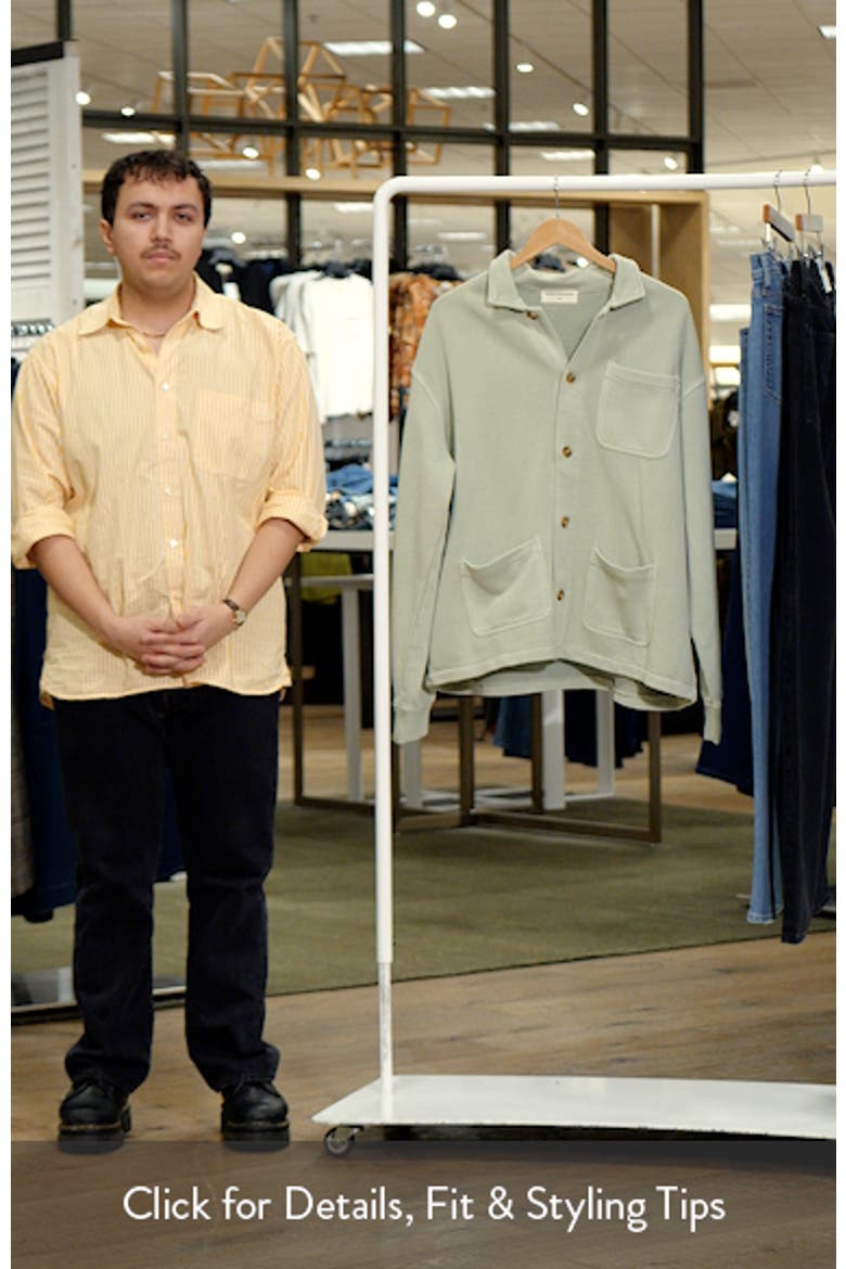 Wordmark Terry Chore Coat video