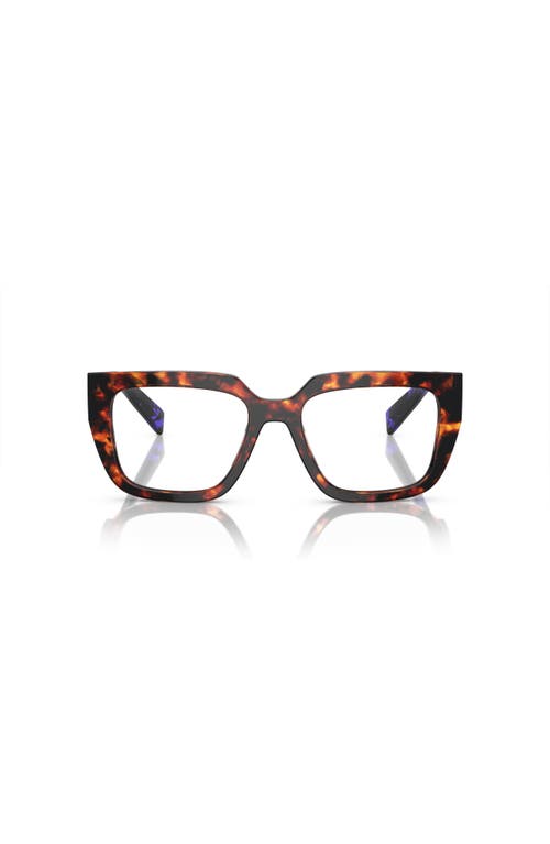 Prada 50mm Irregular Optical Glasses In Multi