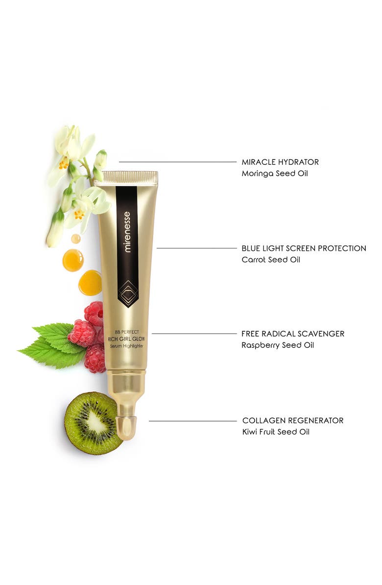 MIRENESSE Liquid Absolutely Bronze Highlighter & Rich Girl Glow Highlighter Duo, Alternate, color, 