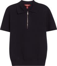 Max Mara Studio Teti Half Zip Polo