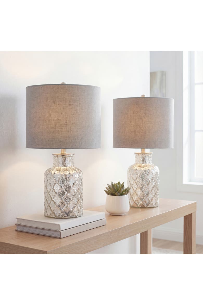 Alvord LED Glass Table Lamp, Main, color, Mercury Silver
