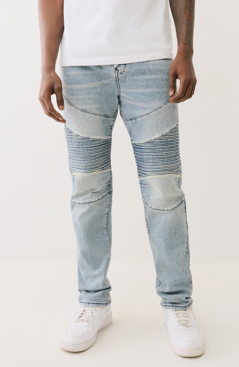 True Religion Rocco Motto Skinny Jeans, Main, color,