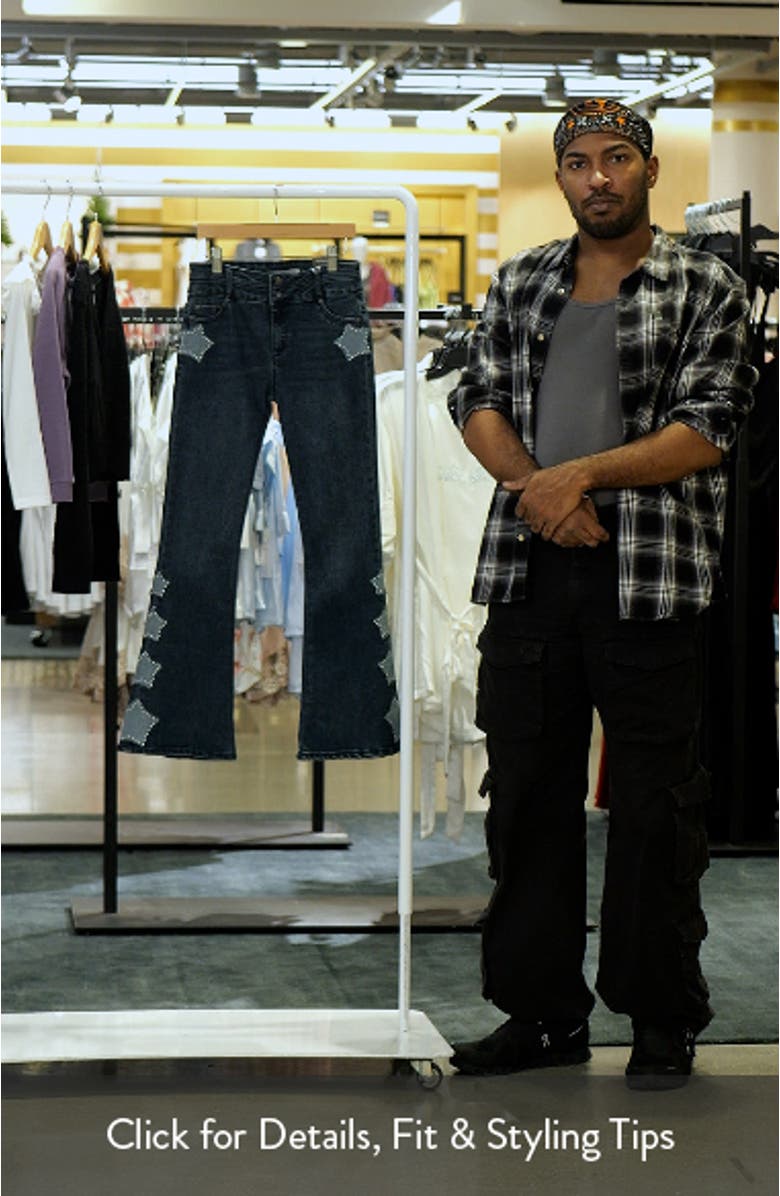 Kids' Star Studded Flare Leg Jeans, sales video thumbnail