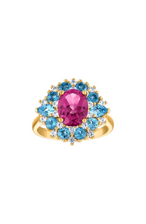 Halo Cubic Zirconia Ring