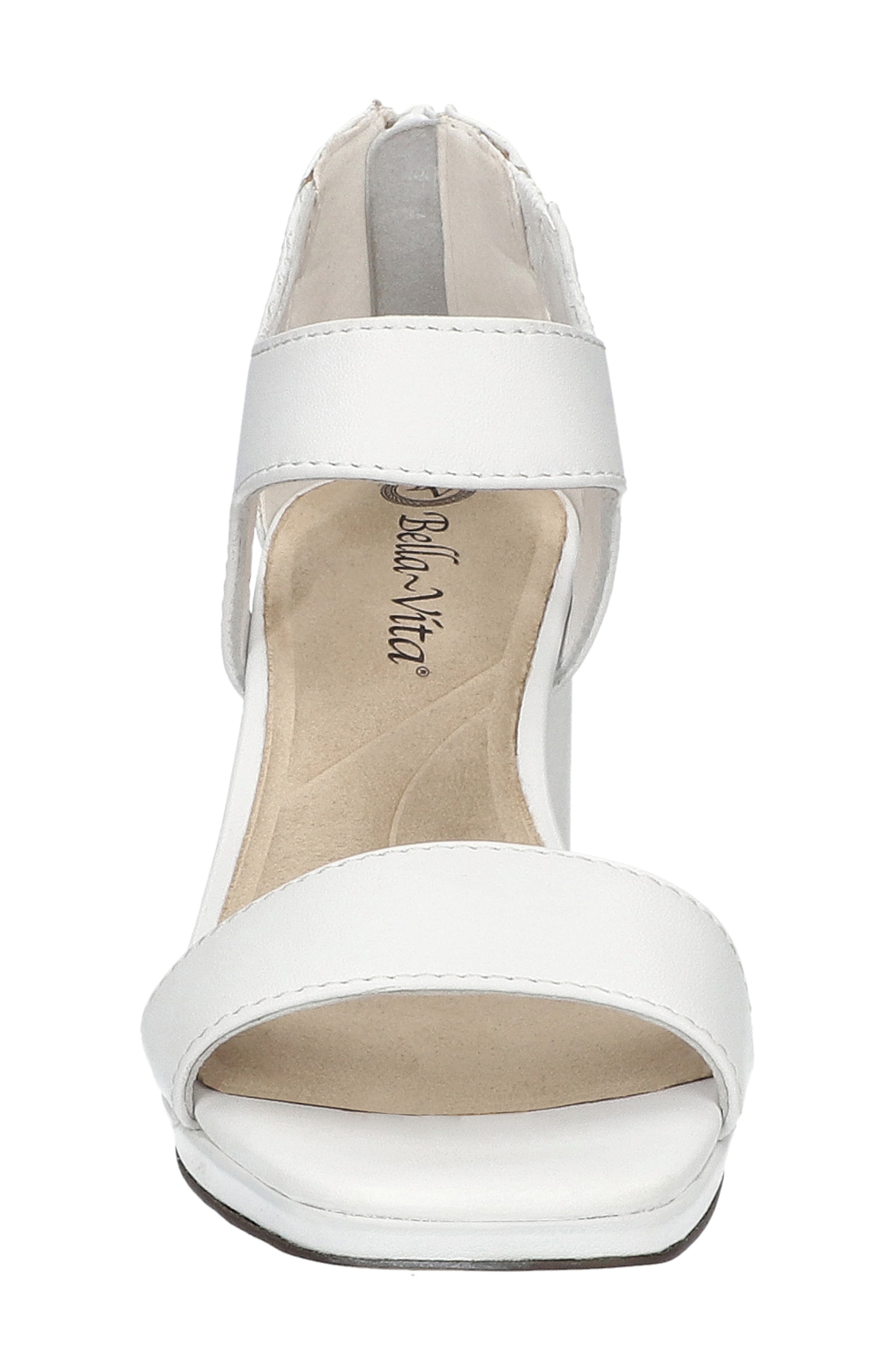 Sonic Ankle Strap Sandal, Alternate, color, WHITE LEATHER