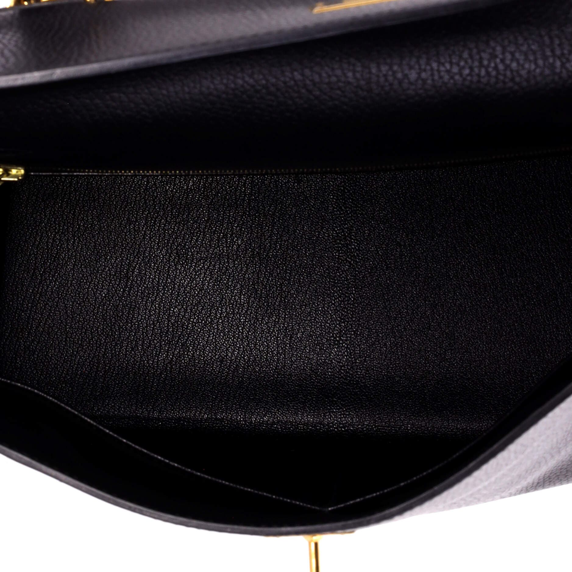 Kelly Handbag Black Ardennes with Gold Hardware 35, Alternate, color, Black