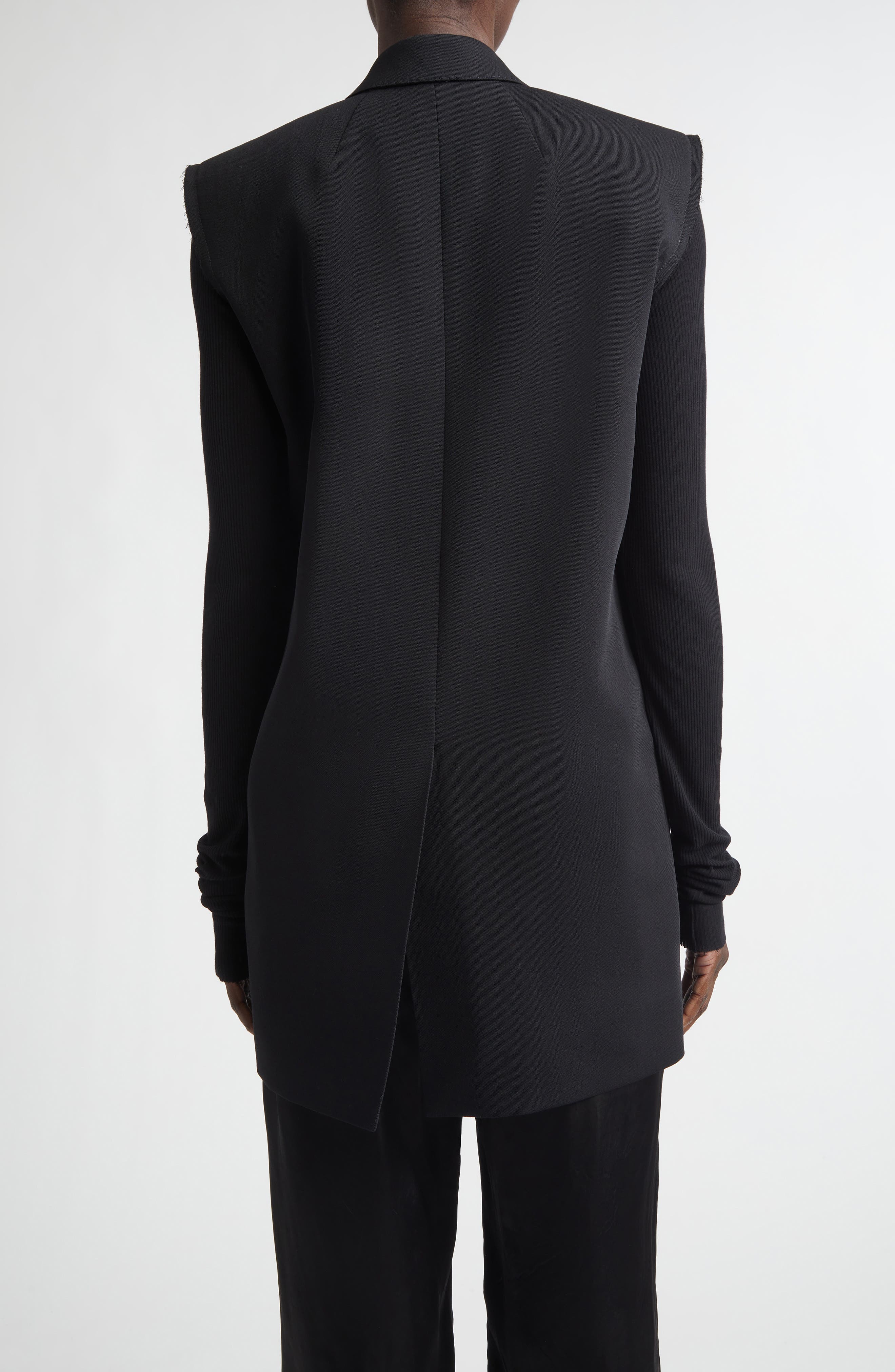 Raw Edge Wool Vest - image 2