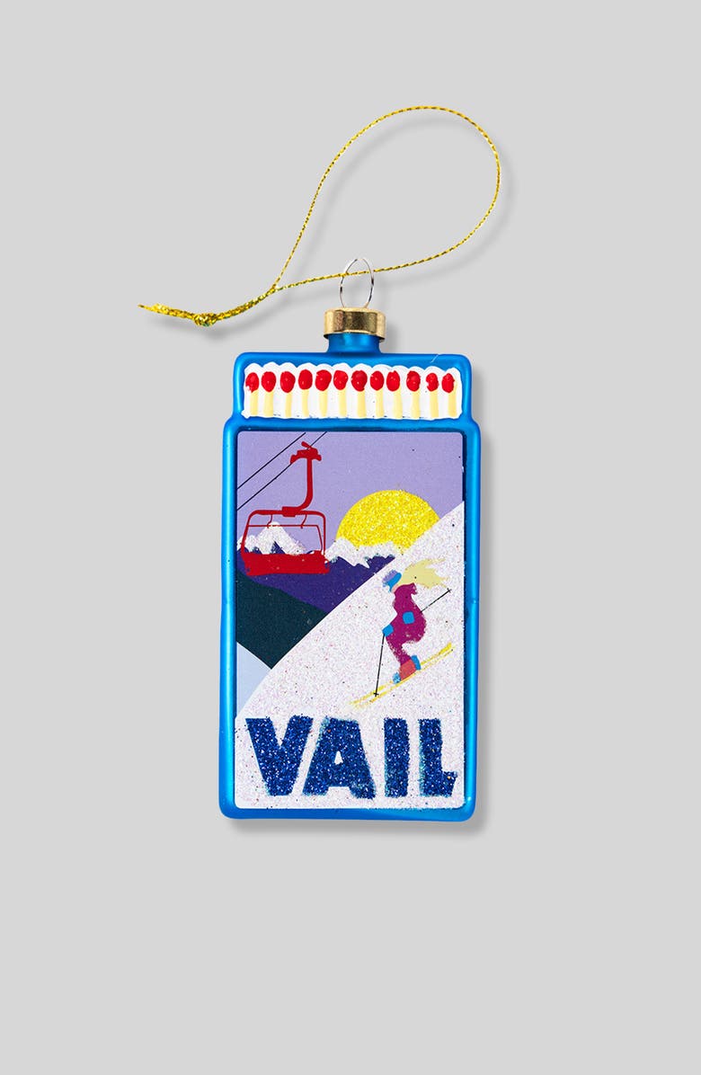 Furbish Matchbook Ornament - Vail, Main, color, 