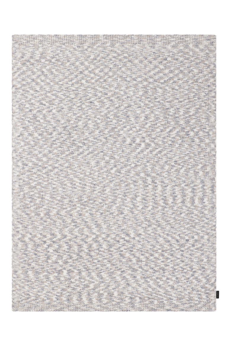 Logan Chenille Blanket, Main, color, TAN/ GREY