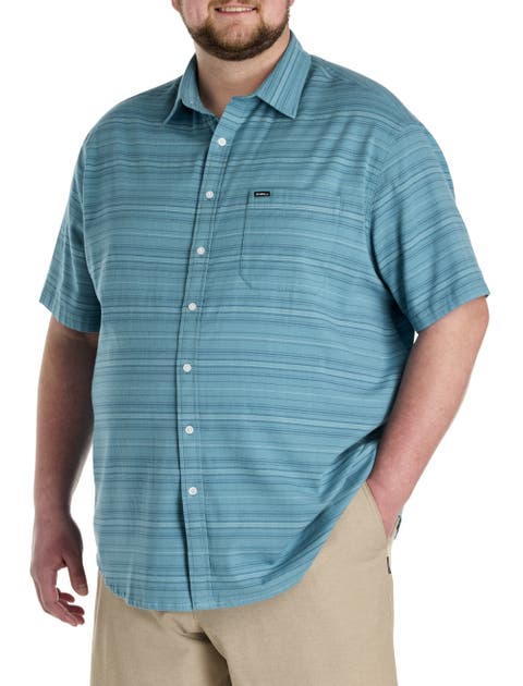 Big & Tall Seafaring Stripe Sport Shirt