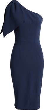 Dress the Population Tiffany One-Shoulder Midi Dress