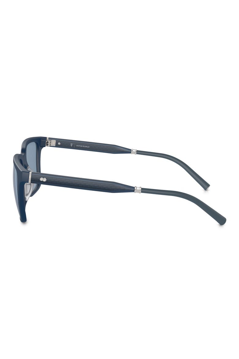 Roger Federer 52mm Rectangular Sunglasses, Alternate, color, MATTE BLUE