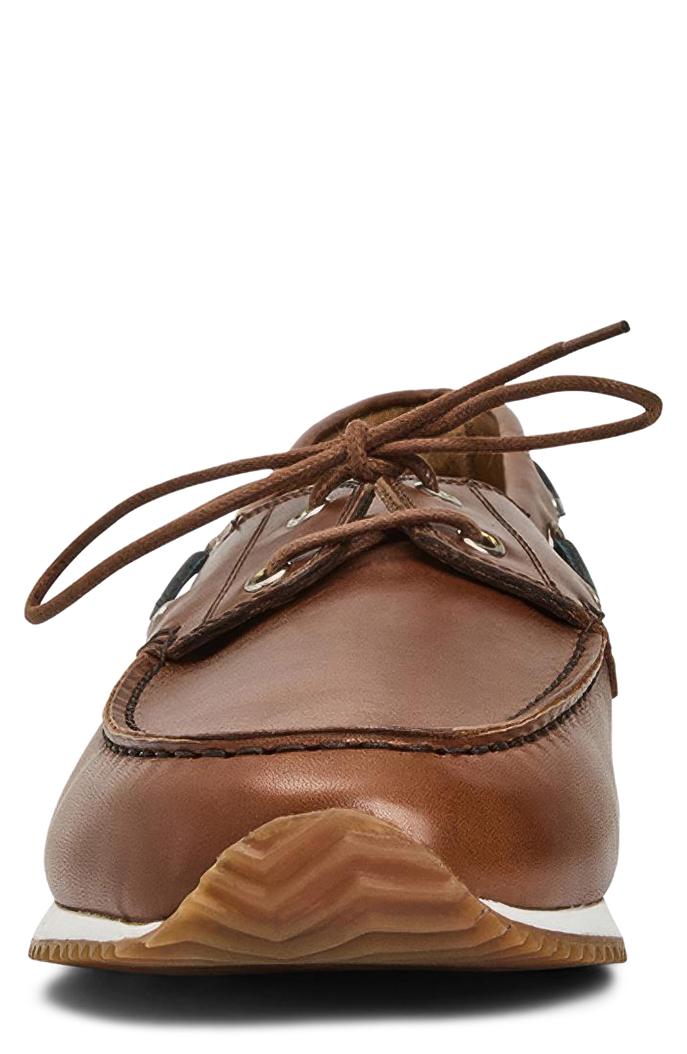 Lido Boat Sneaker, Alternate, color, COGNAC CALF