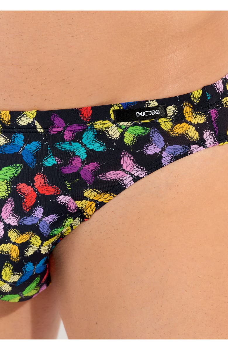 HOM Butterfly Comfort Micro Briefs, Alternate, color, Multico Print