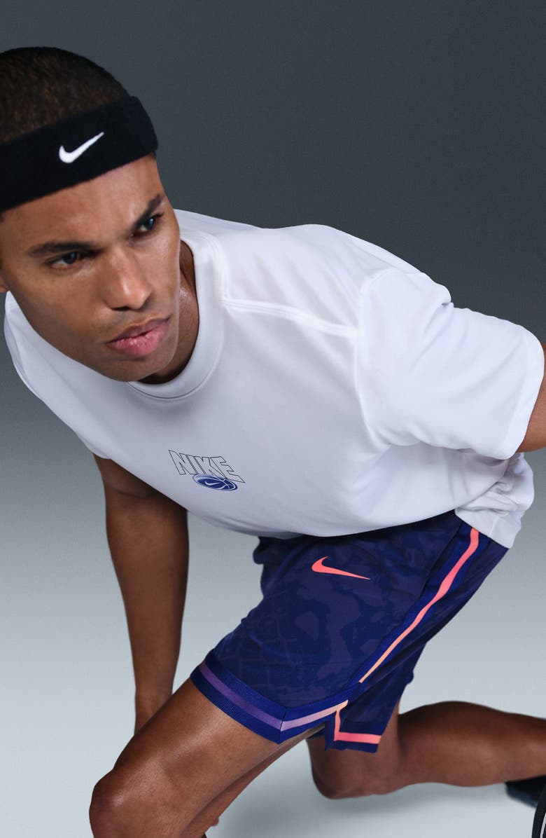 Nike DNA Dri-FIT 6-Inch Woven Basketball Shorts, Alternate, color, Blue Void/ Midnight Navy