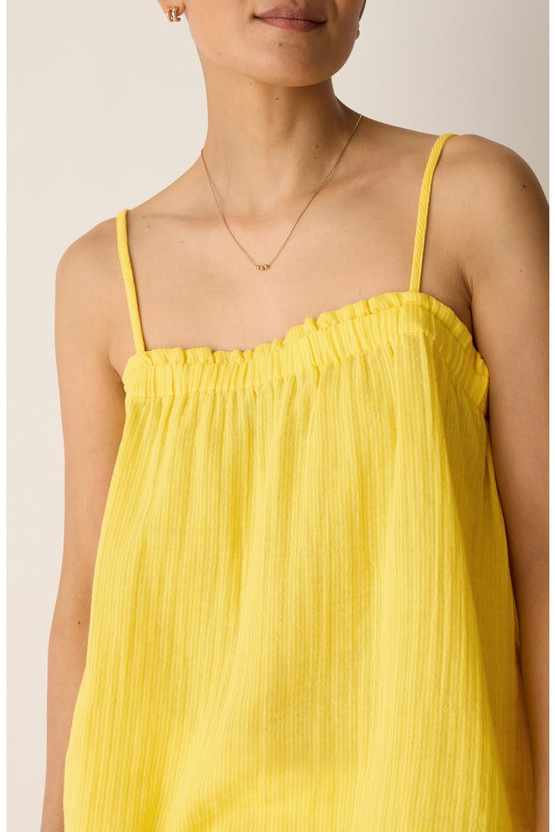 Organic Cotton Camsiole, Alternate, color, SOLEIL