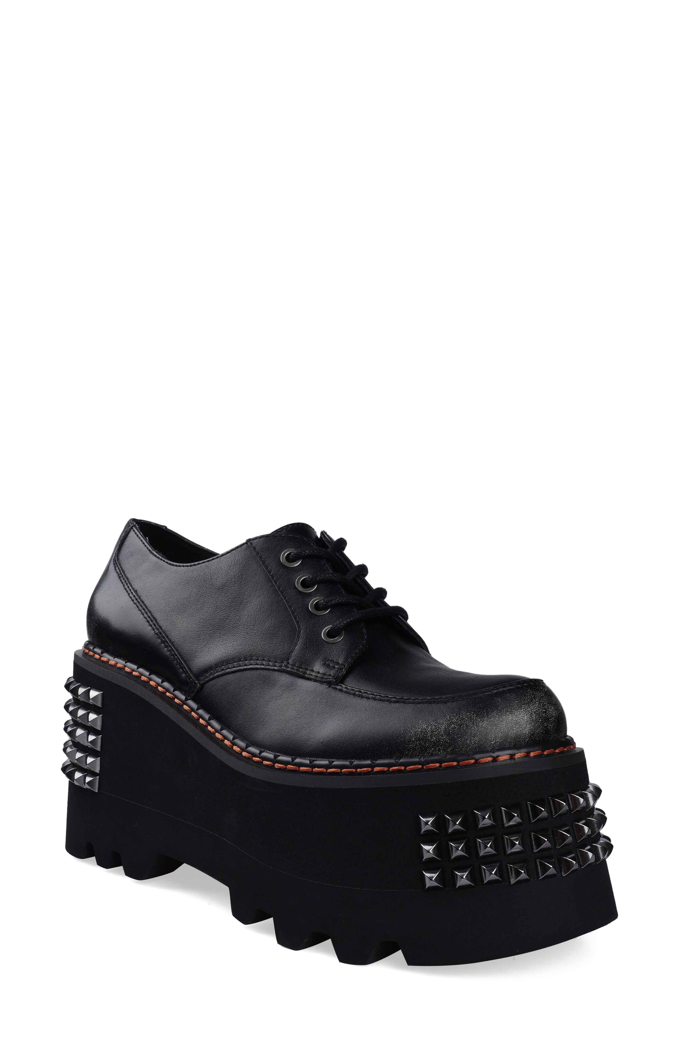 ZIGI Celestina Stud Platform Derby, Main, color, Black