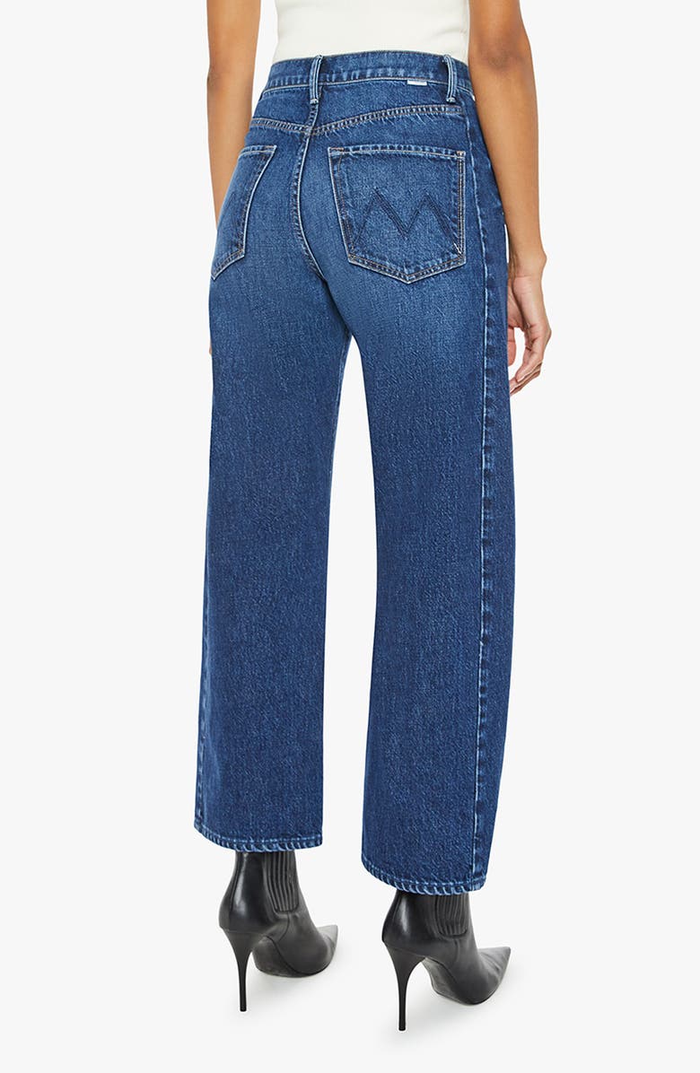 MOTHER The Half Pipe Flood High Waist Ankle Wide Leg Jeans, Alternate, color, Did You Bring Me Anything