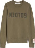 Golden Goose Distressed Logo Graphic Sweatshirt
