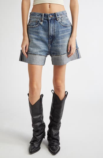 R13 Nina Cuffed Denim Shorts | Nordstrom