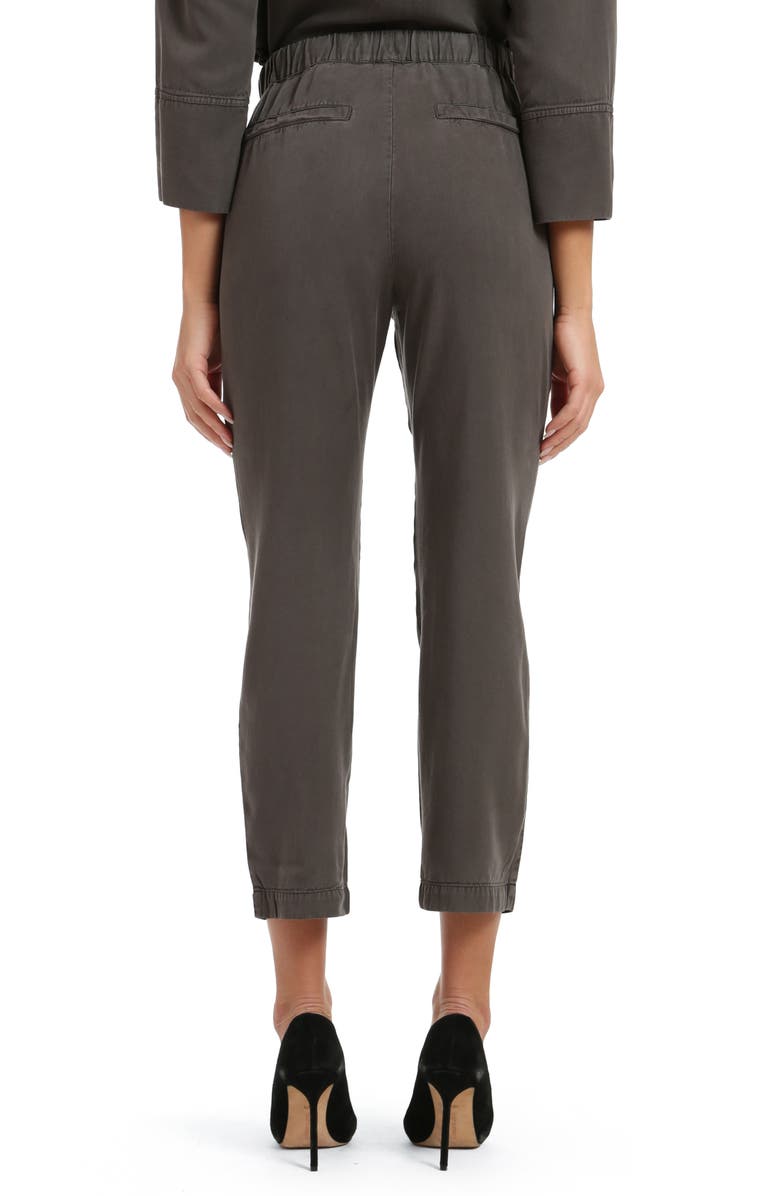 Mavi Jeans Drawstring Crop Chambray Pants, Alternate, color, 