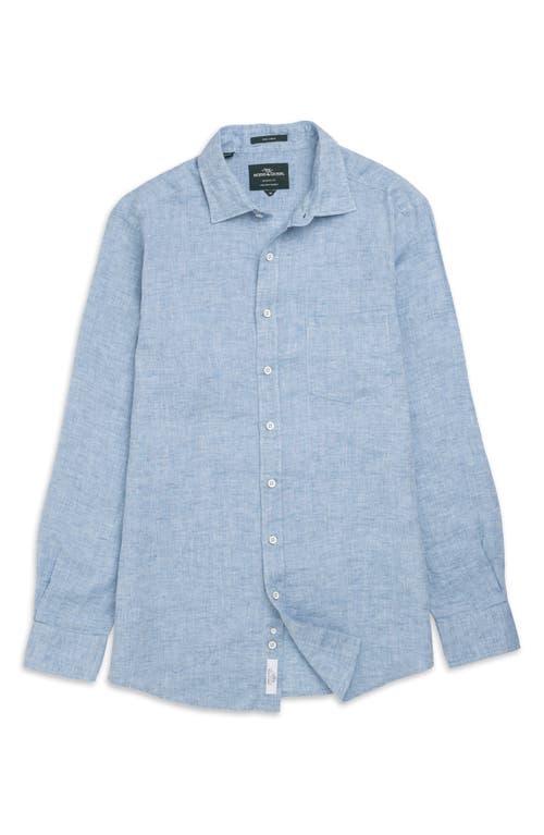 Rodd & Gunn Coromandel Button-up Linen Shirt In Denim