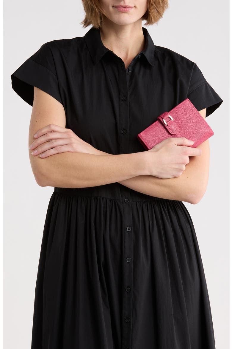 Le Foulonné Wallet, Alternate, color, PINK