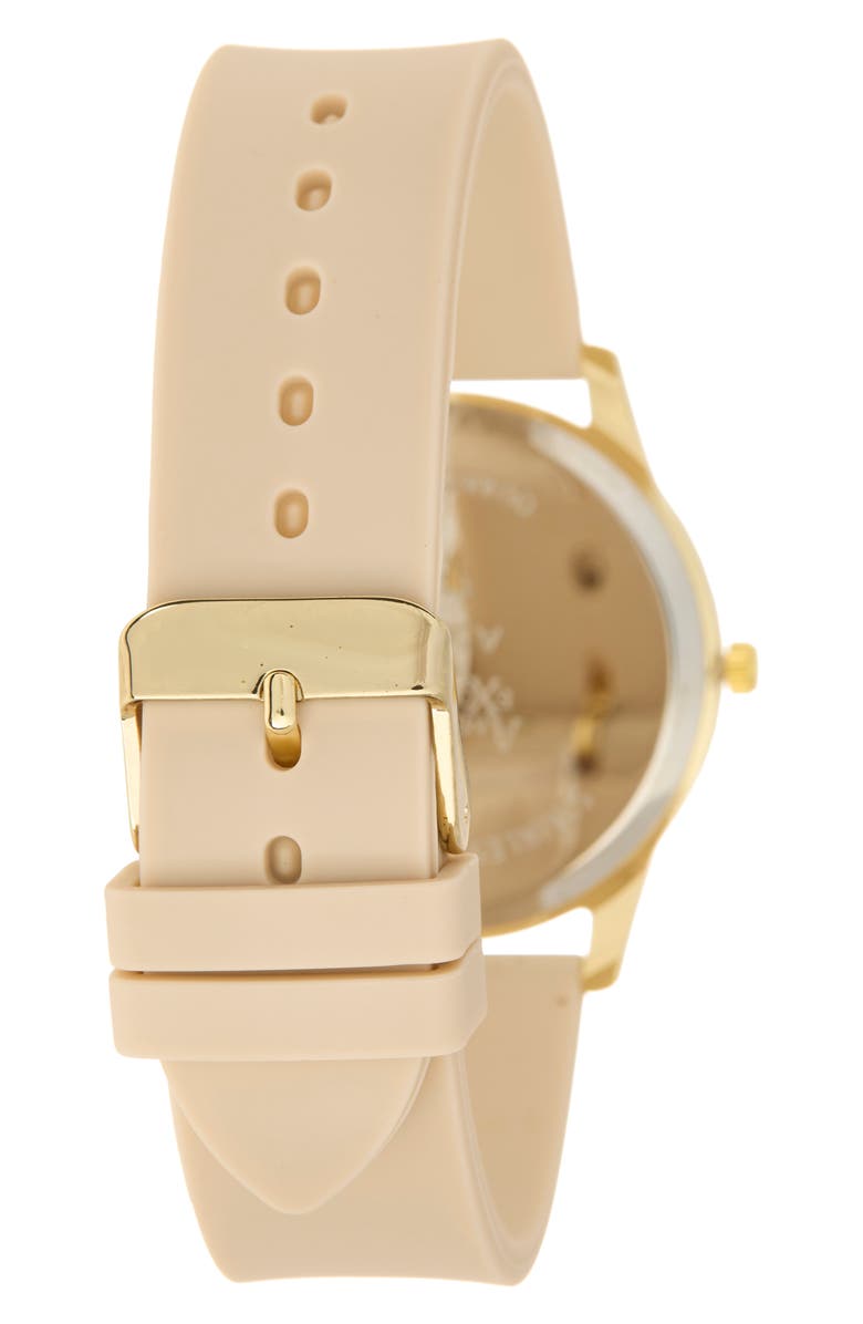 AMERICAN EXCHANGE Silicone Strap Watch & Assorted Bracelets Set, 38mm, Alternate, color, 