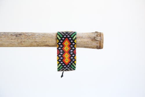 Fosterie Evil Eye Drop Beaded Earring In Gold