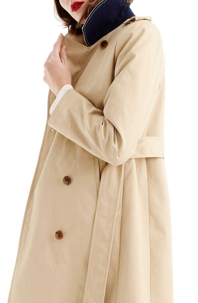 J.Crew 2011 Icon Trench Coat, Alternate, color,