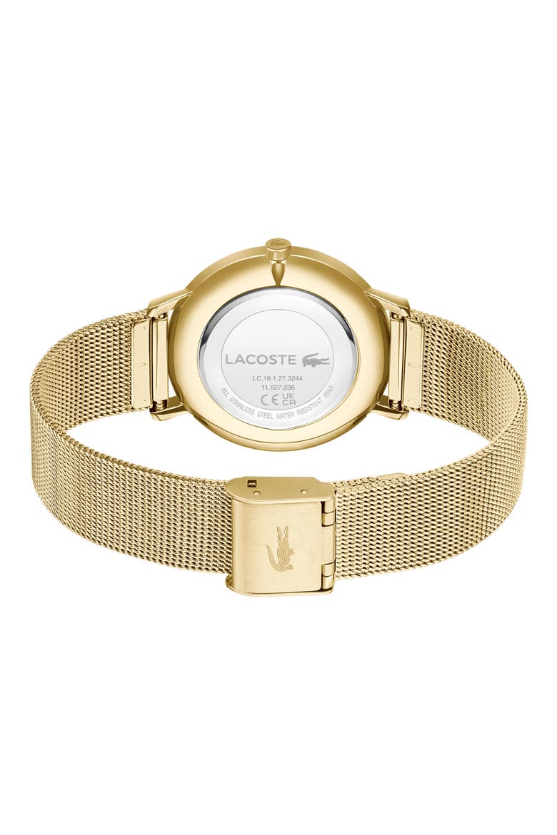 Crocorigin Mesh Bracelet Watch, 35mm, Alternate, color, GREEN