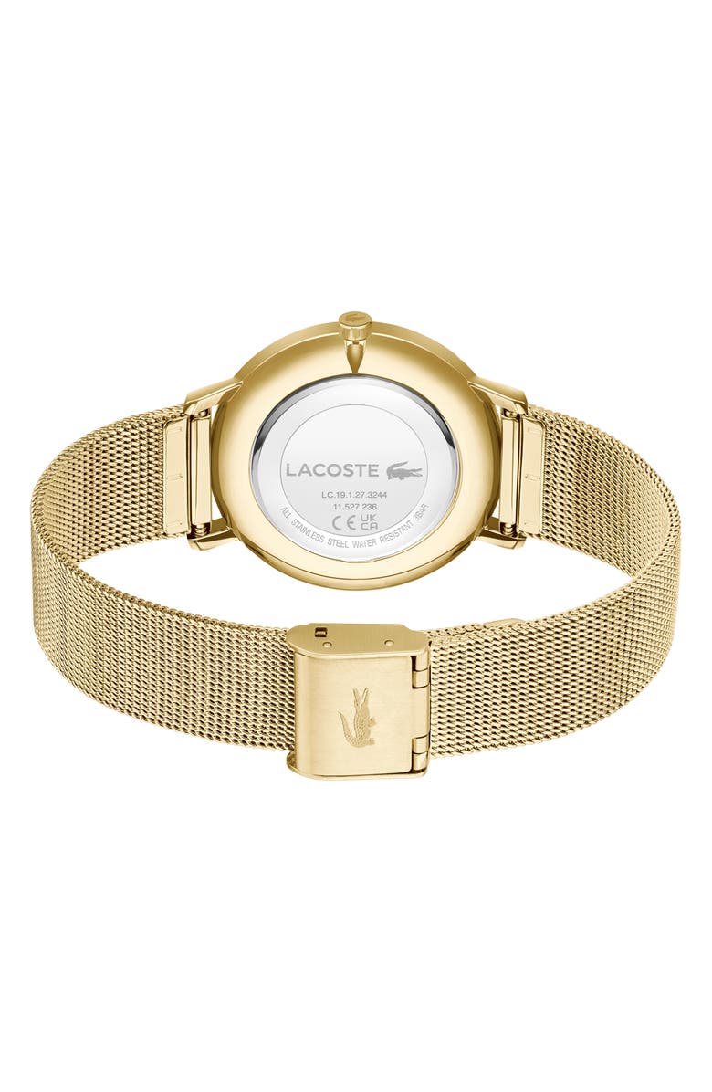 Lacoste Crocorigin Mesh Bracelet Watch, 35mm, Alternate, color,