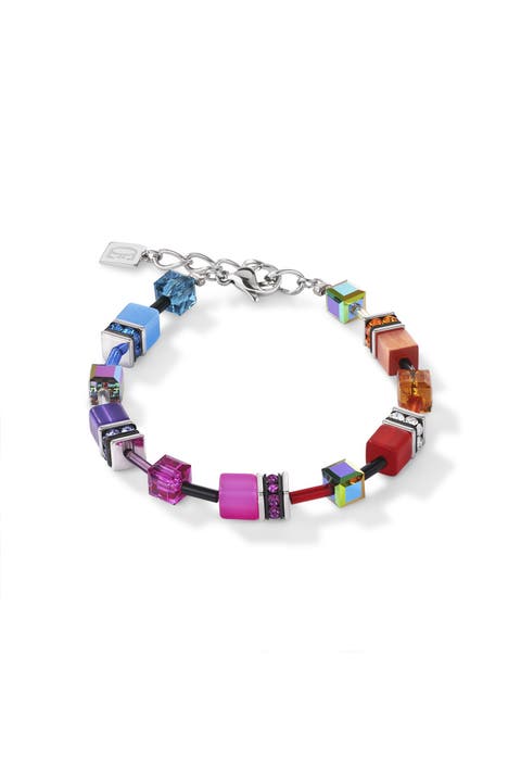 Geocube Rainbow Bracelet