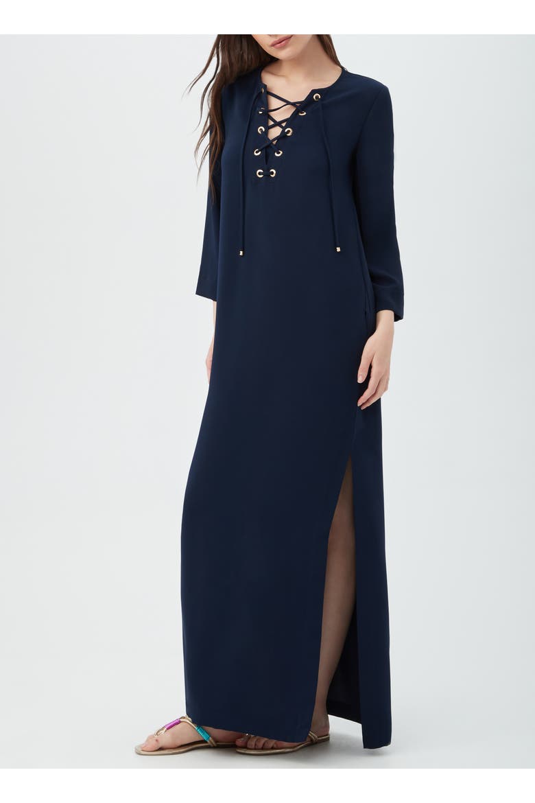 Catamaran Dress, Alternate, color, Indigo