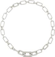 AllSaints Geometric Chain Link Necklace