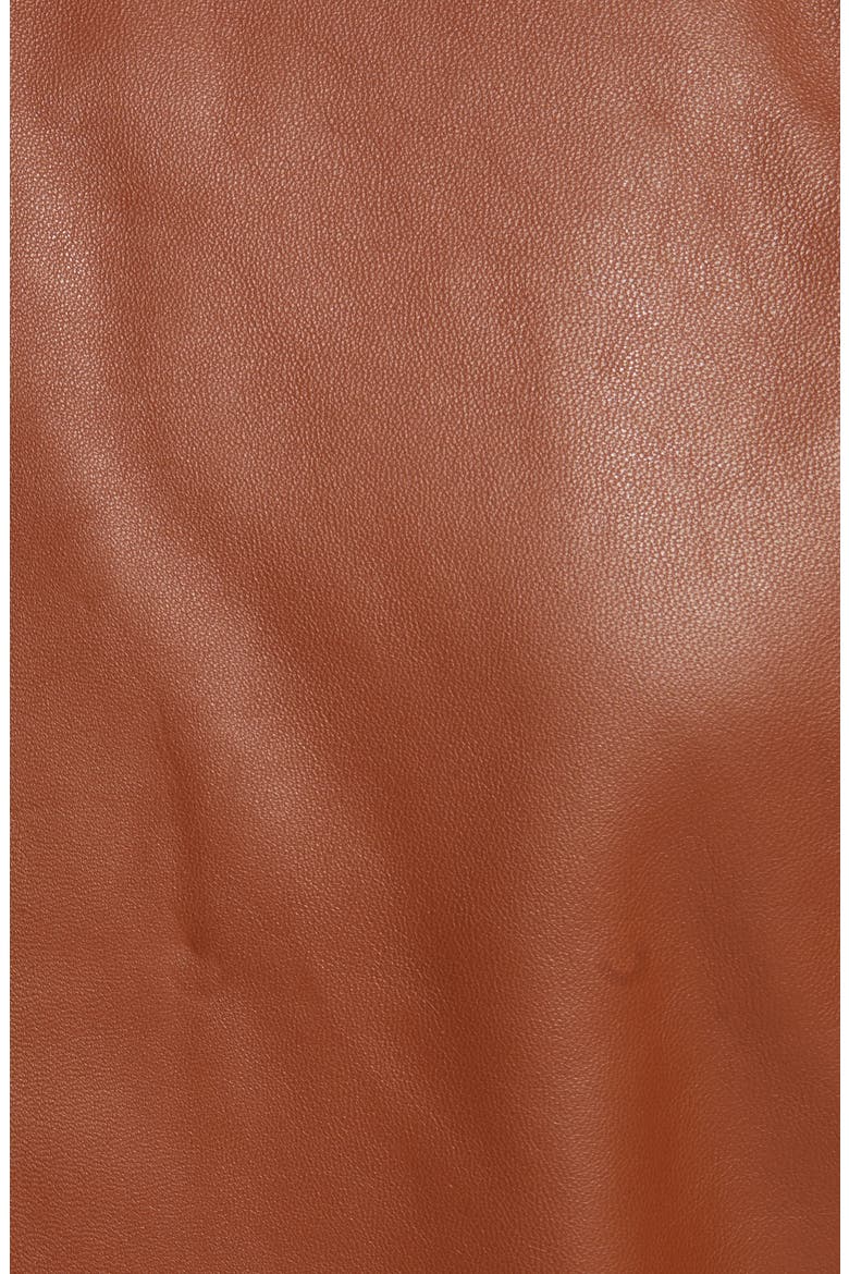 Leather Moto Jacket, Alternate, color, COGNAC