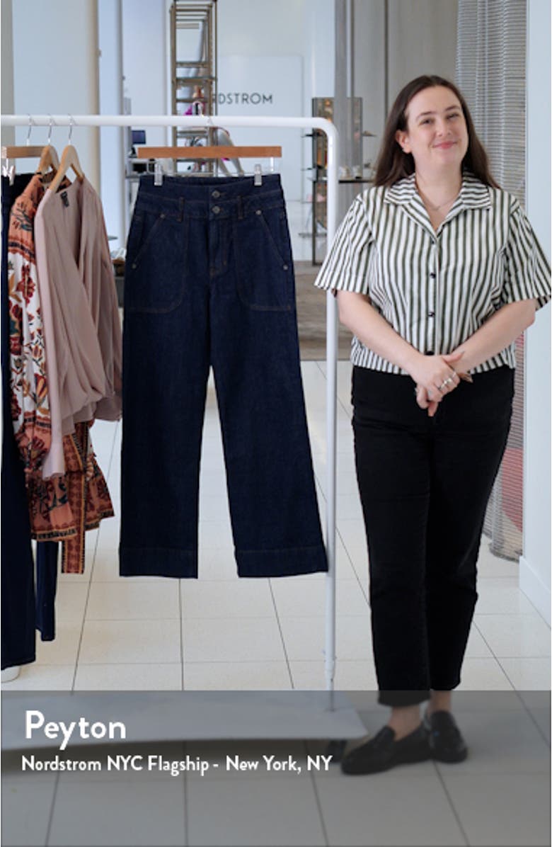 Hilde Crop Wide Leg Jeans, sales video thumbnail